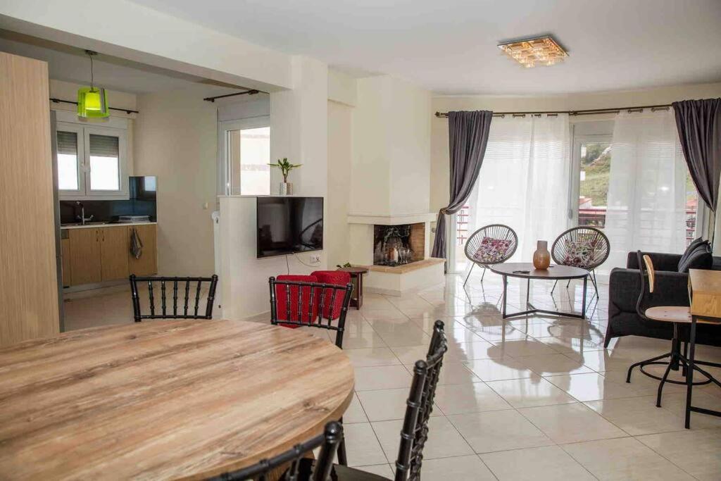 Lavrio Seaview 2Bdr Apt 4 Min Dive From The Sea ภายนอก รูปภาพ