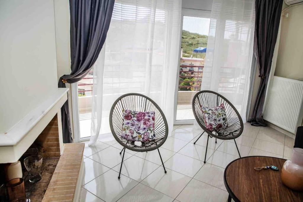 Lavrio Seaview 2Bdr Apt 4 Min Dive From The Sea ภายนอก รูปภาพ